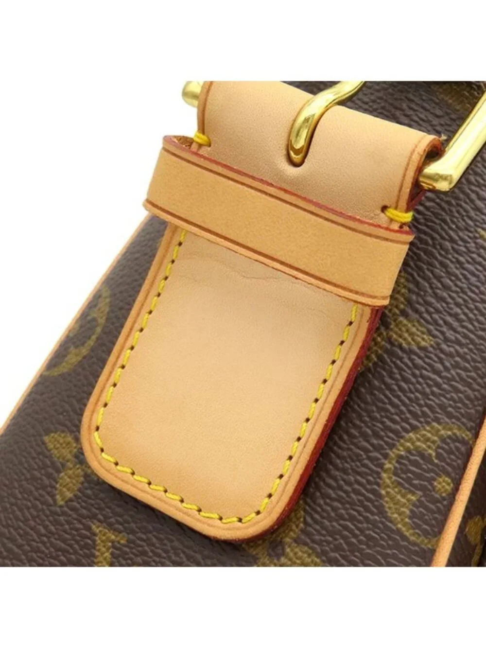 Louis Vuitton Shoulder Bag Viva Cite GM Monogram Canvas Gold Brown